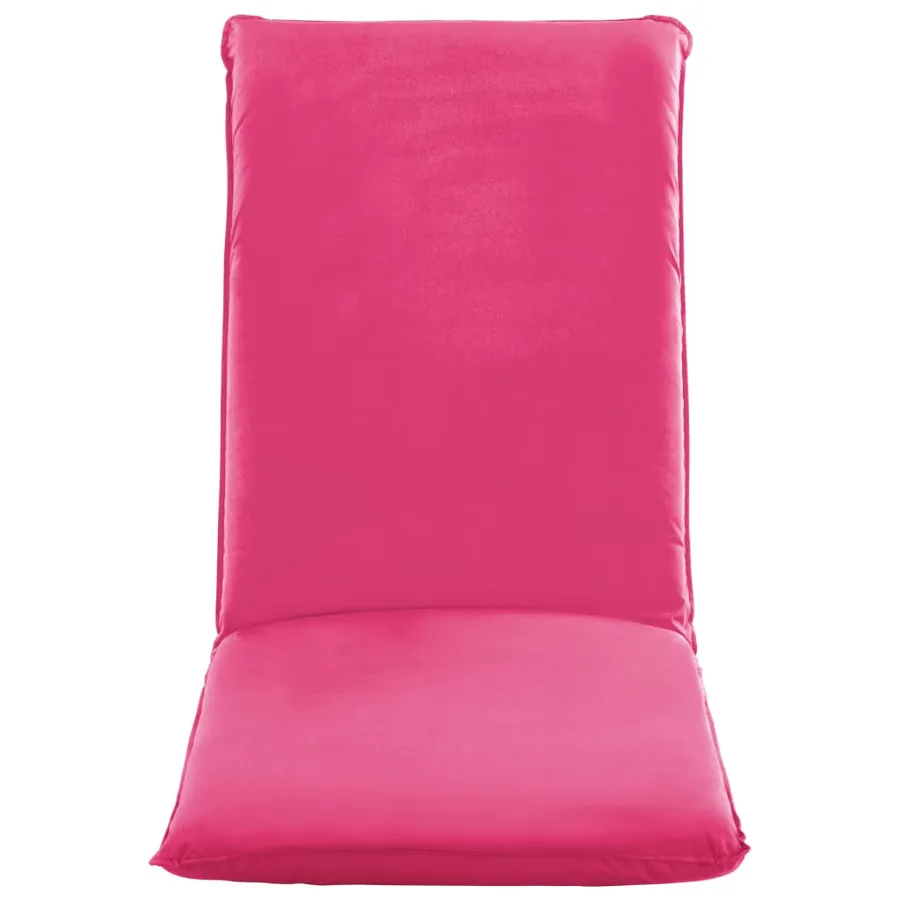 Chaise longue pliable Tissu Oxford Marron - 12