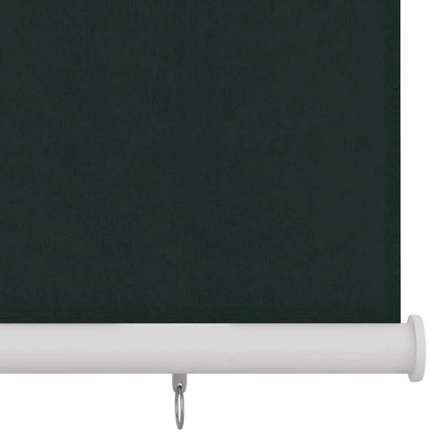 Store roulant d'extérieur 225 (l) x 140 (H) cm vert foncé HDPE - 4
