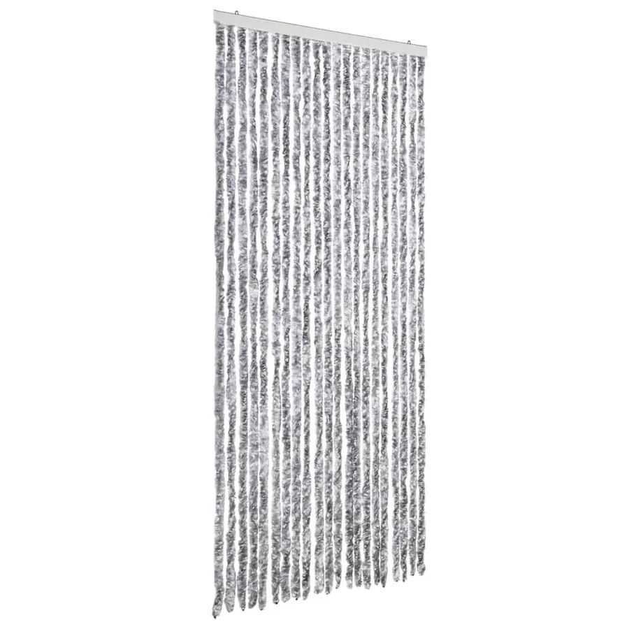 Moustiquaire Blanc et gris 90x200 cm Chenille - 2