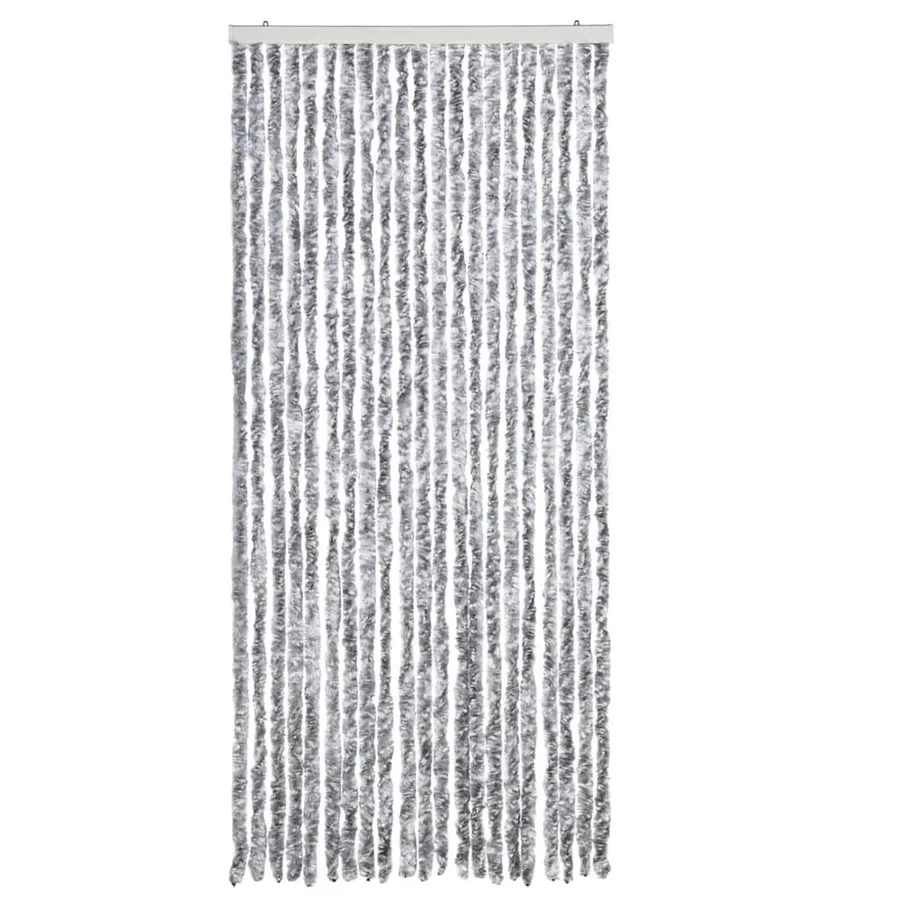 Moustiquaire Blanc et gris 90x200 cm Chenille - 3