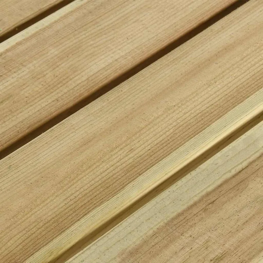 Table de pique-nique et bancs 110x123x73cm Bois de pin imprégné - 5