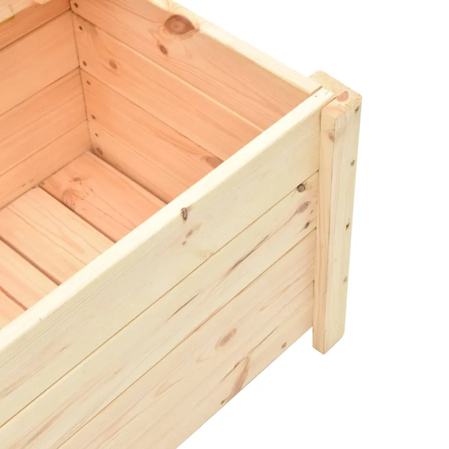 Banc de rangement 120 cm bois de pin massif - 6