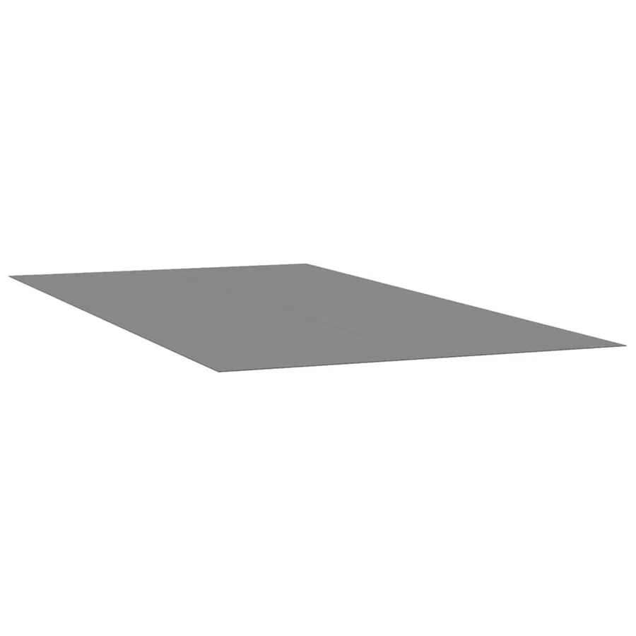 Bâche de piscine gris clair 500x250 cm géotextile polyester - 2