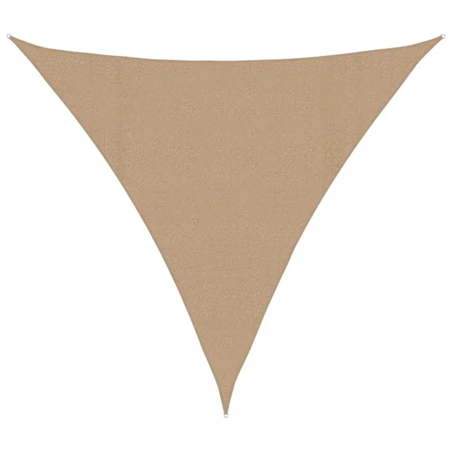 Voile d'ombrage 160 g/m² Taupe 5x5x5 m PEHD - 2