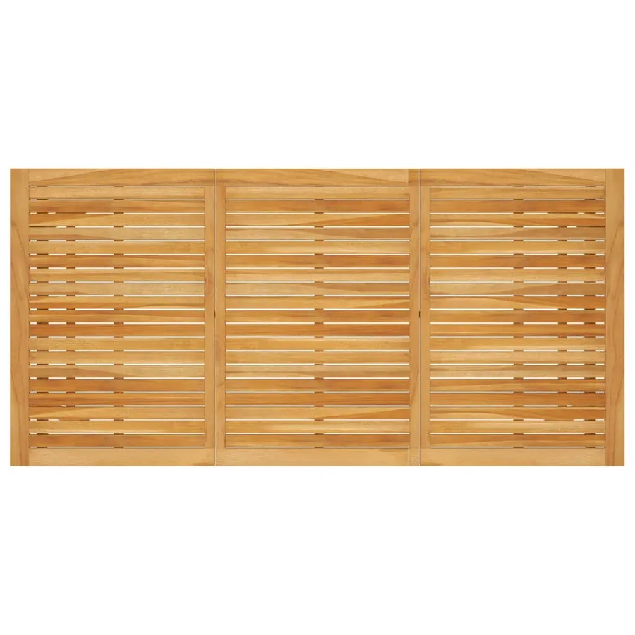 Table à manger de jardin 206x100x74 cm Bois d'acacia massif - 4