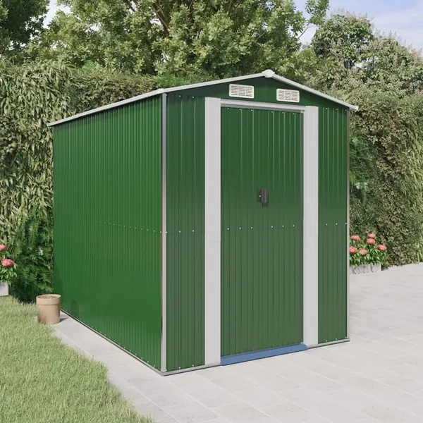 Abri de jardin Vert 192x274x223 cm Métal galvanisé