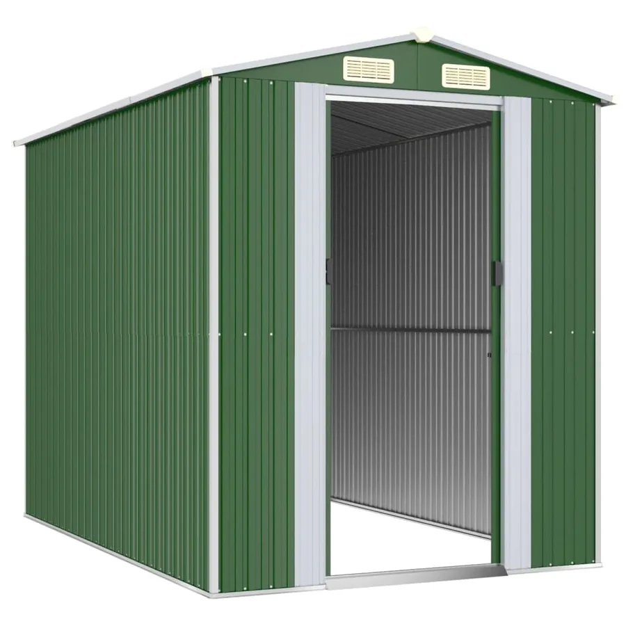 Abri de jardin Vert 192x274x223 cm Métal galvanisé - 3
