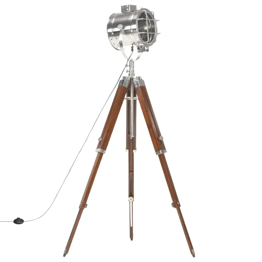 Lampadaire à trépied bois de manguier massif 165 cm - 2