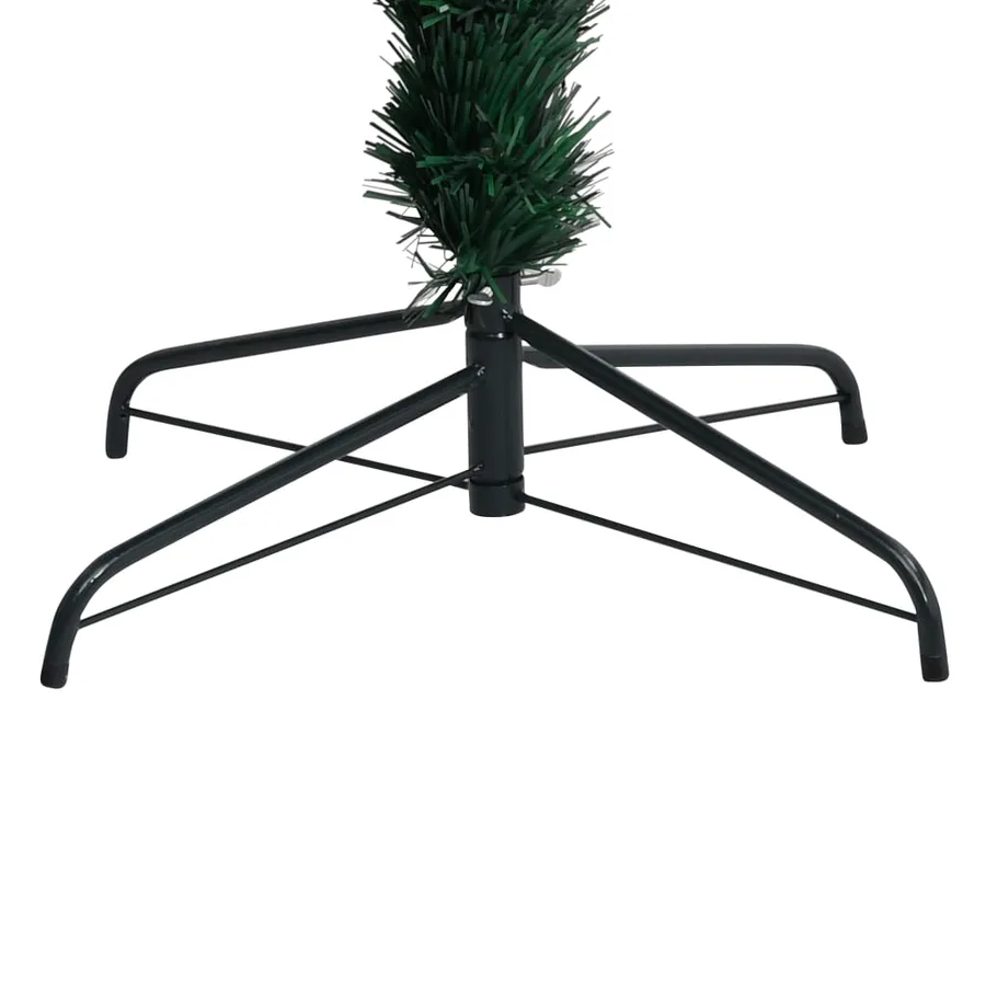 Sapin de Noël artificiel avec support vert 150 cm fibre optique - 9