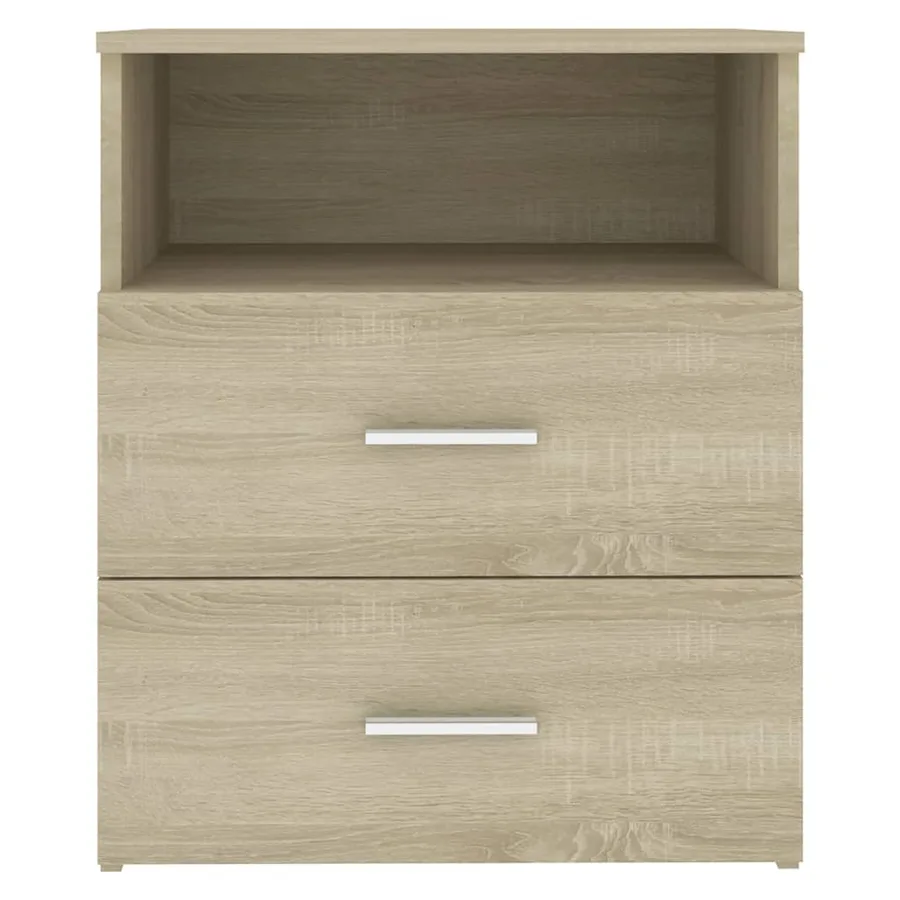Tables de chevet 2 pcs Chêne sonoma 50x32x60 cm - 6