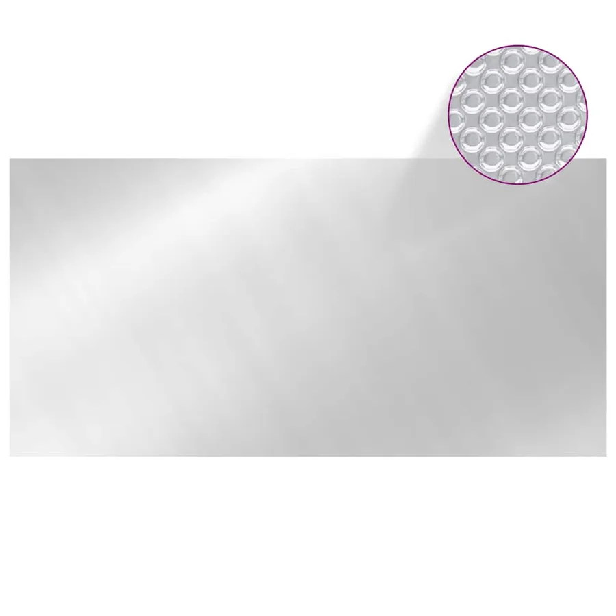 Couverture de piscine Argenté 549x274 cm PE - 2