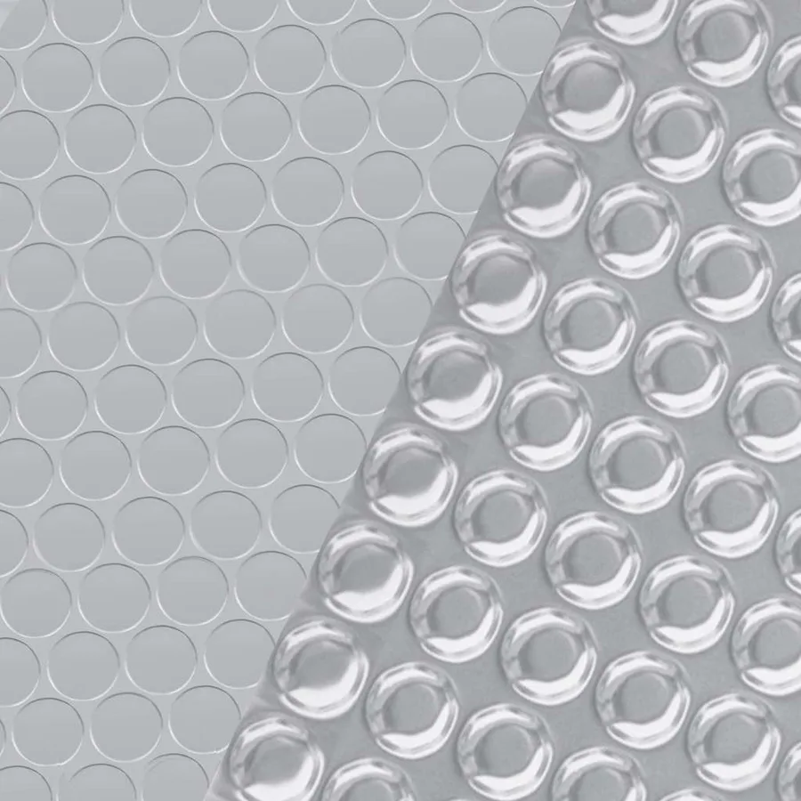 Couverture de piscine Argenté 549x274 cm PE - 4