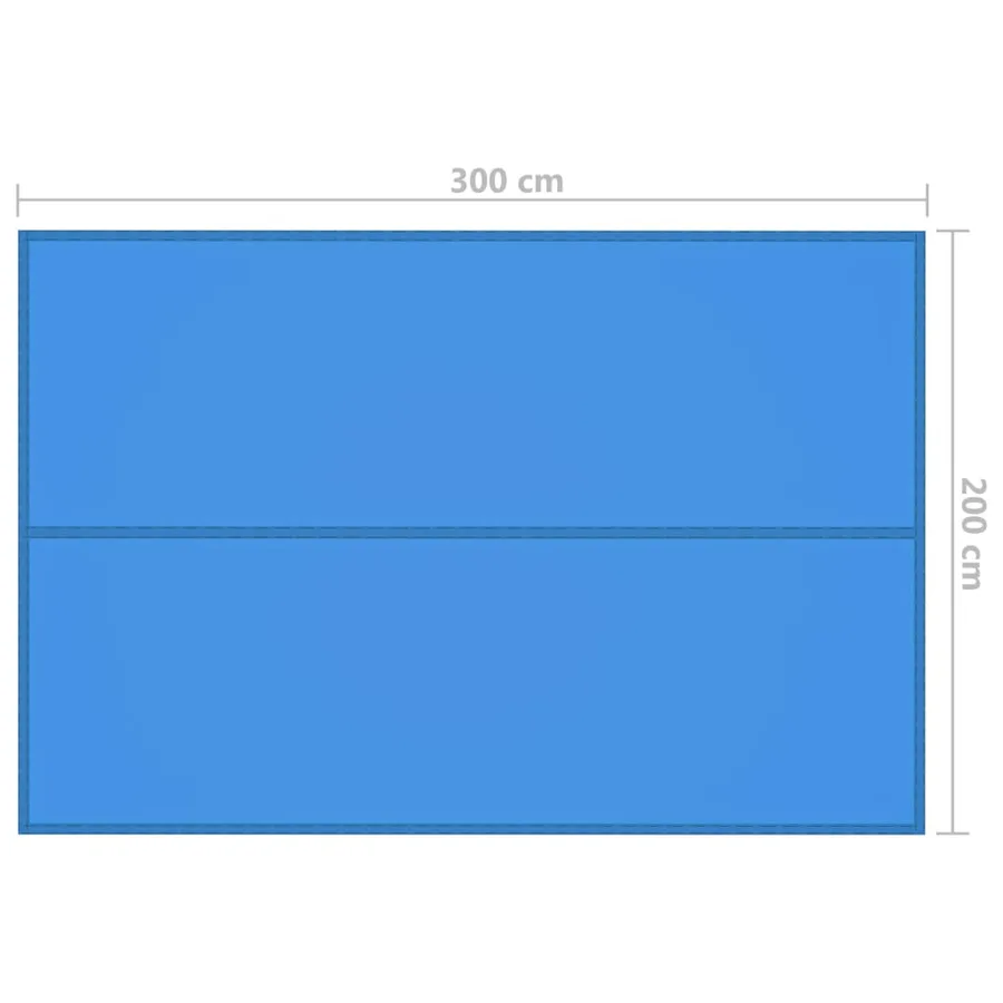 Bâche d'extérieur 3x2 m Bleu - 7