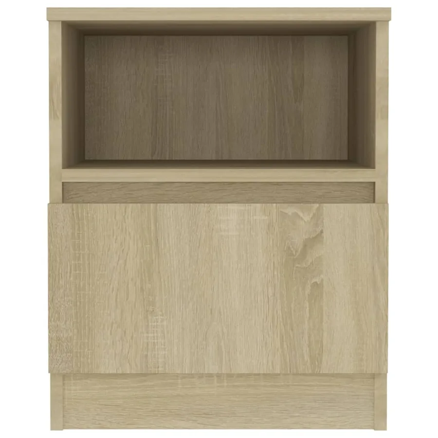 Table de chevet chêne sonoma 40x40x50 cm bois d'ingénierie - 3