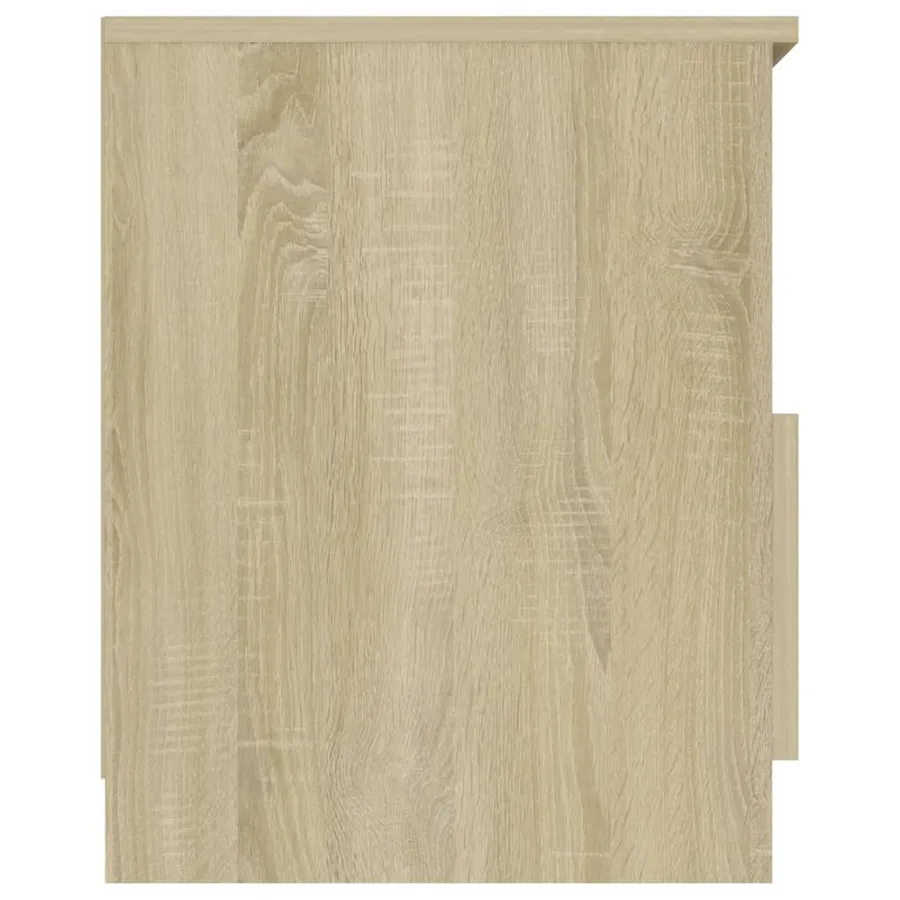 Table de chevet chêne sonoma 40x40x50 cm bois d'ingénierie - 5