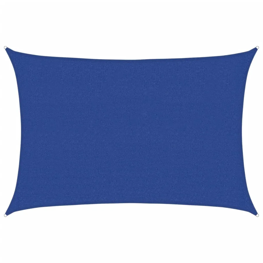 Voile d'ombrage 160 g/m² Bleu 2,5x3,5 m PEHD - 2