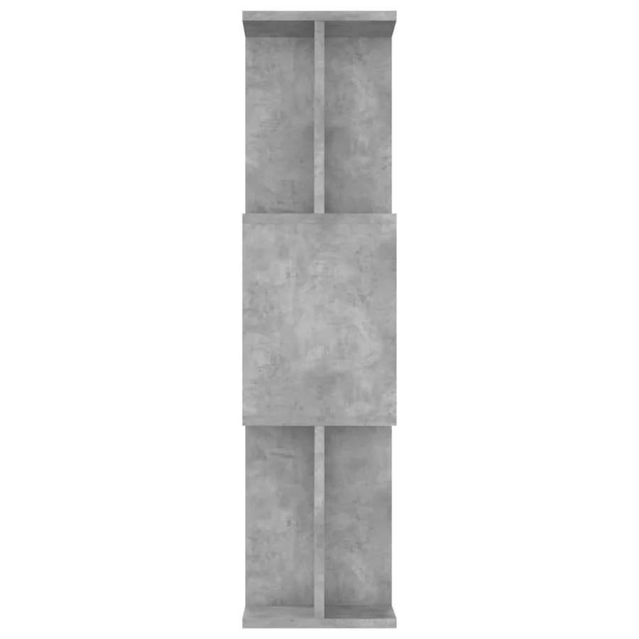 Bibliothèque/Séparateur de pièce Gris béton Bois d’ingénierie - 6