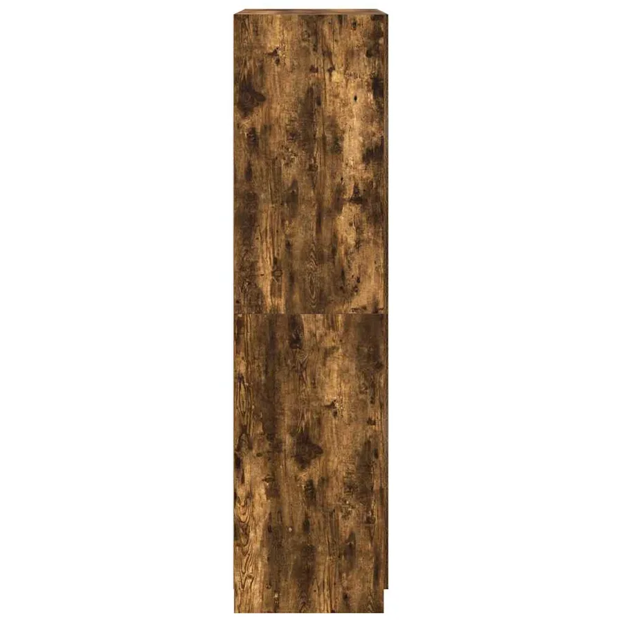 Garde-robe Chêne fumé 90x52x200 cm Bois d'ingénierie - 7