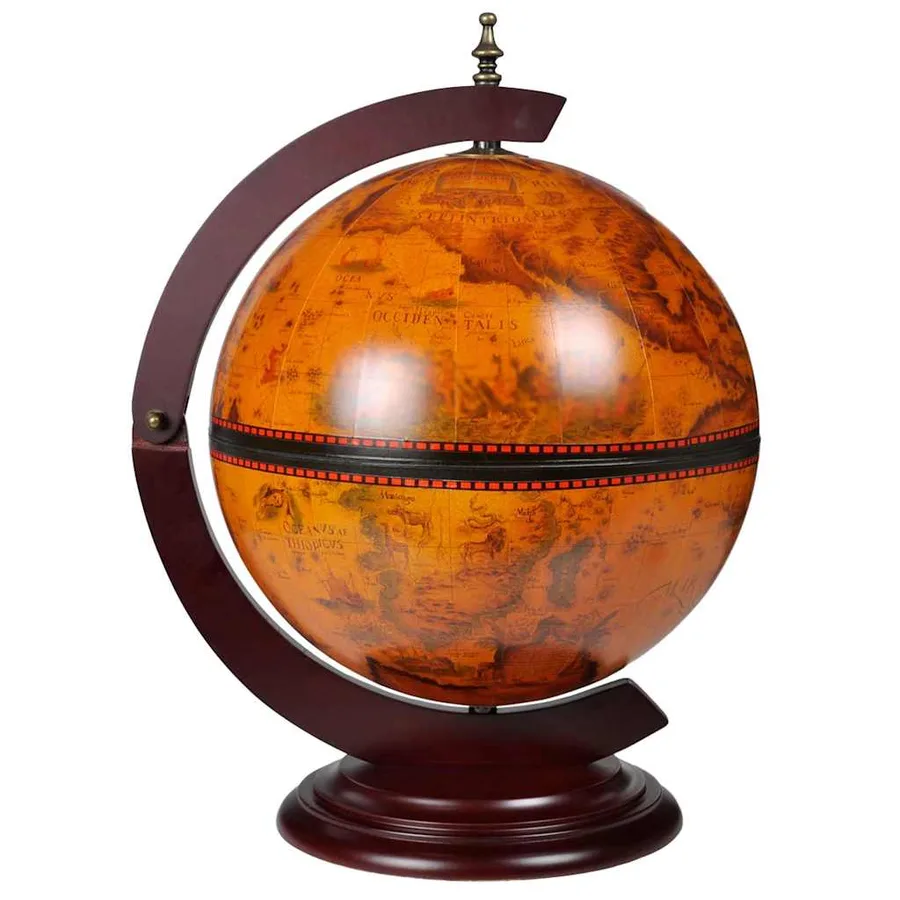 Support de vin sous forme de globe Bois d'eucalyptus - 3