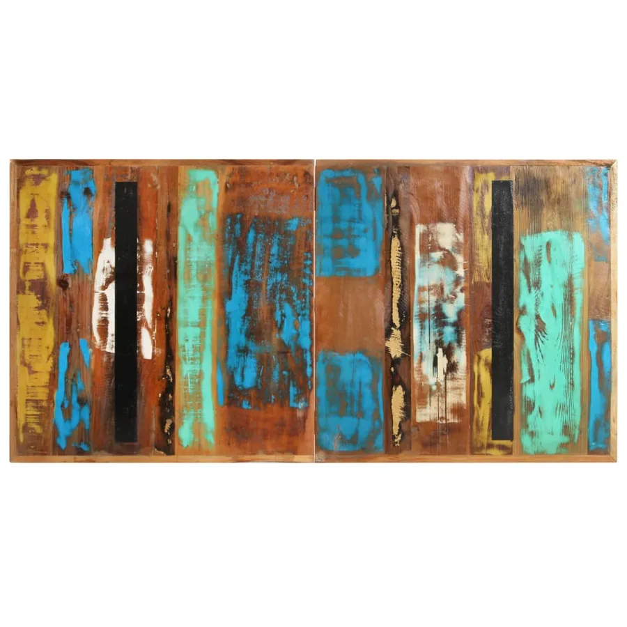 Table à manger 140x70x76 cm Bois de récupération massif - 4