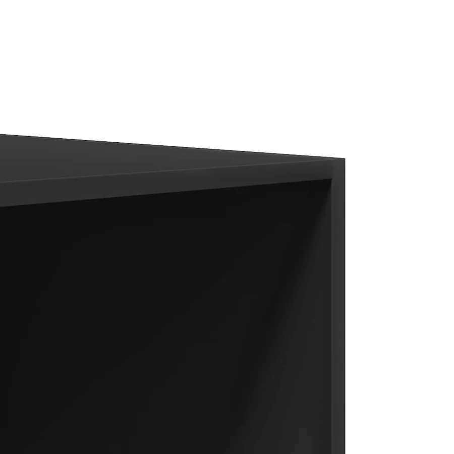 Garde-robe Noir 100x50x200 cm Bois d'ingénierie - 7