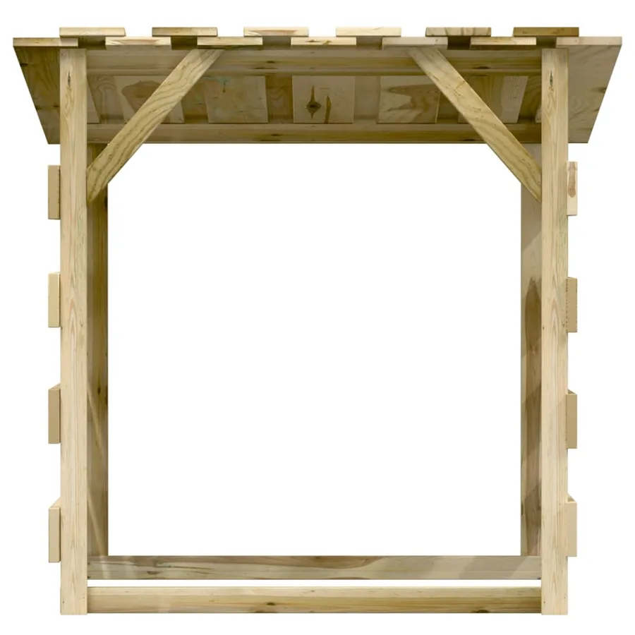 Pergolas avec toits 3 pcs 100x90x100 cm Bois de pin imprégné - 4