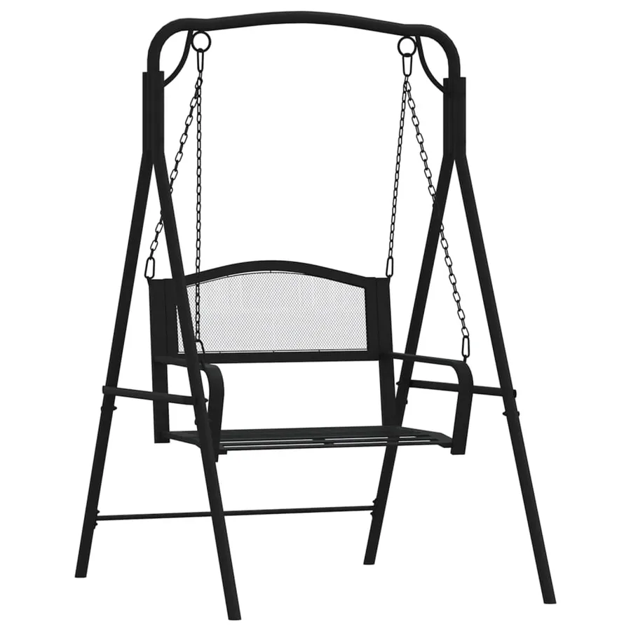 Balancelle 124 cm Noir Acier - 2