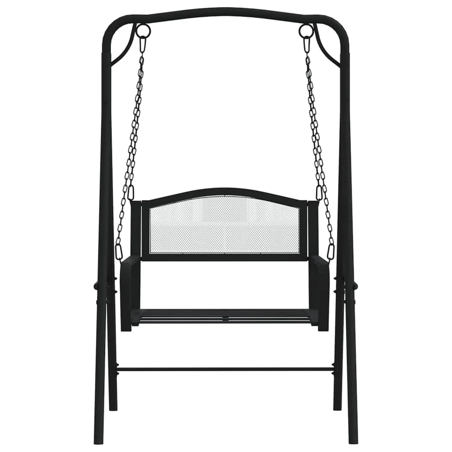 Balancelle 124 cm Noir Acier - 3