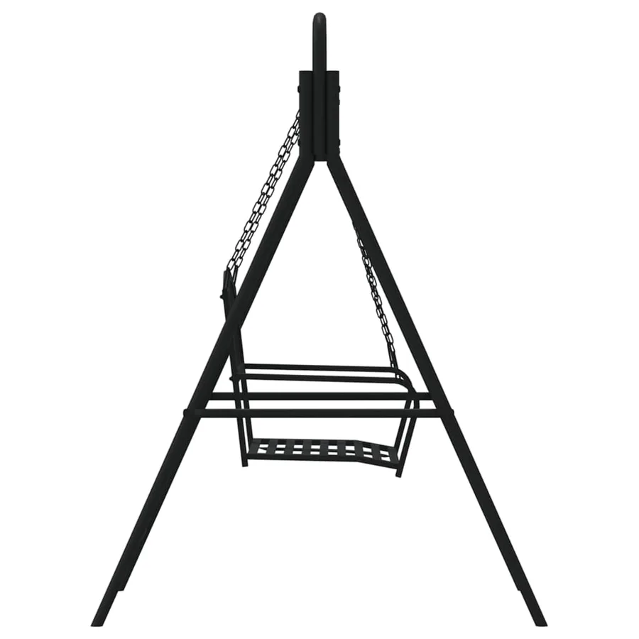 Balancelle 124 cm Noir Acier - 4