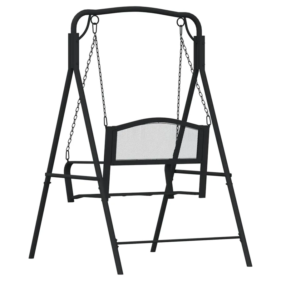 Balancelle 124 cm Noir Acier - 5