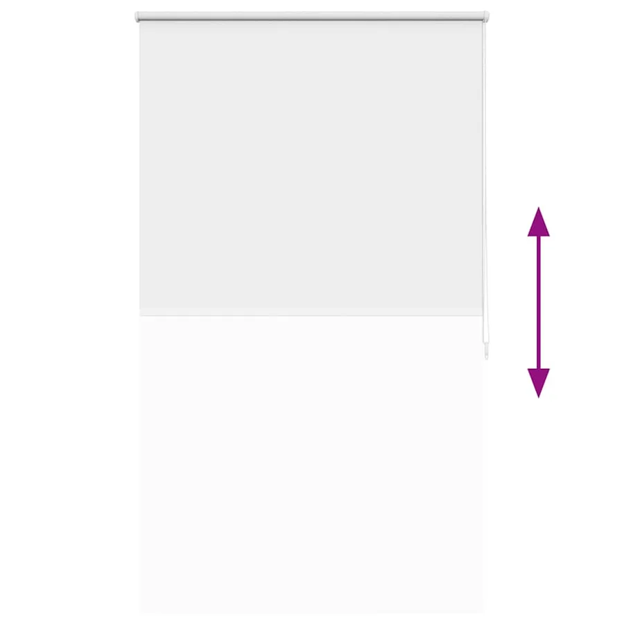 Store enrouleur occultant 104,4 x 175 cm, largeur du tissu 100 cm, blanc - 9