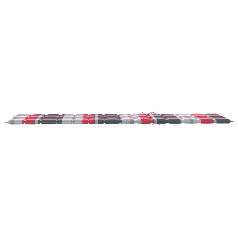 Chaise longue de jardin avec coussin Bois d'acacia solide - 14
