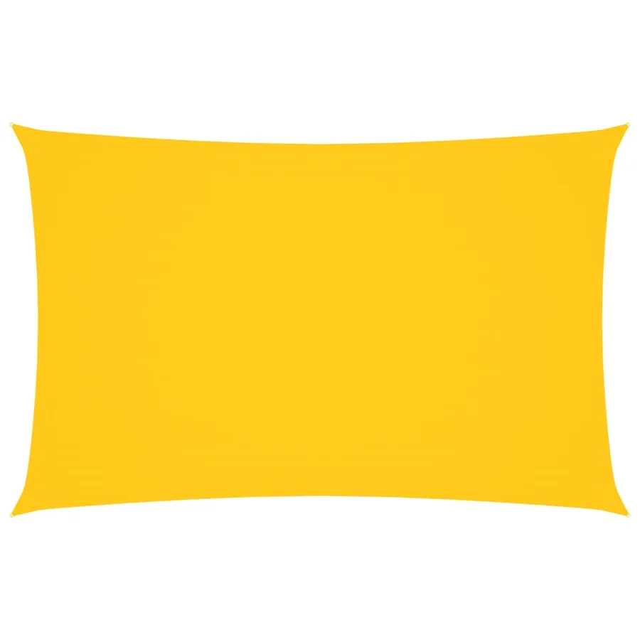 Voile de parasol tissu oxford rectangulaire 2x4,5 m jaune - 2