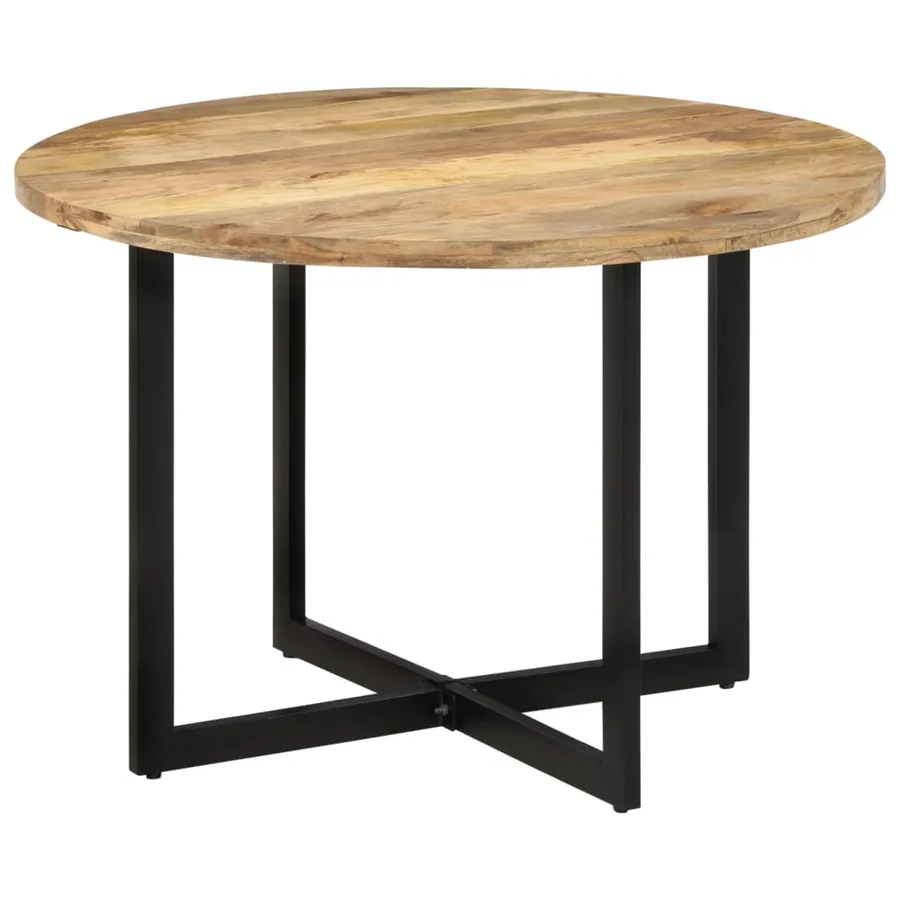 Table à dîner 110x75 cm Bois de manguier massif - 11