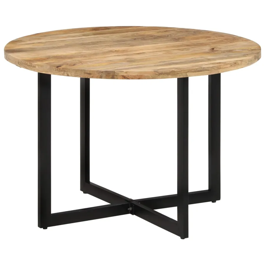 Table à dîner 110x75 cm Bois de manguier massif - 9