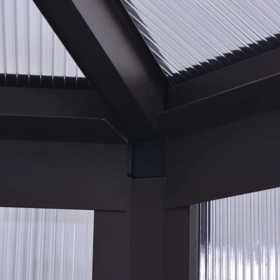 Serre en aluminium 240x211x232 cm - 6