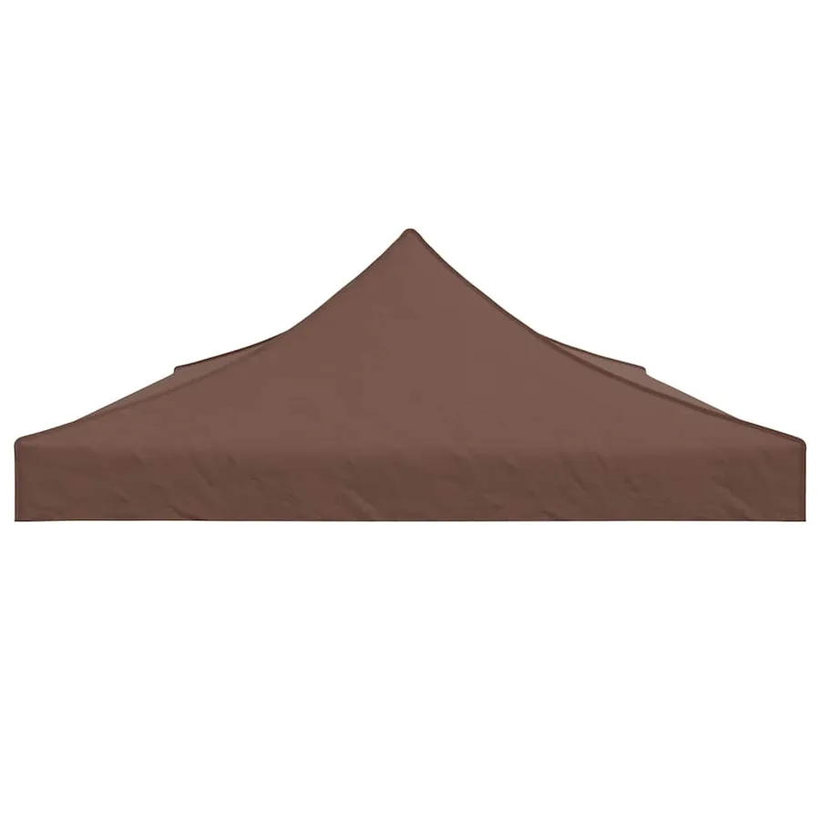 Toit de tente de réception 6x3 m Marron 270 g/m² - 4