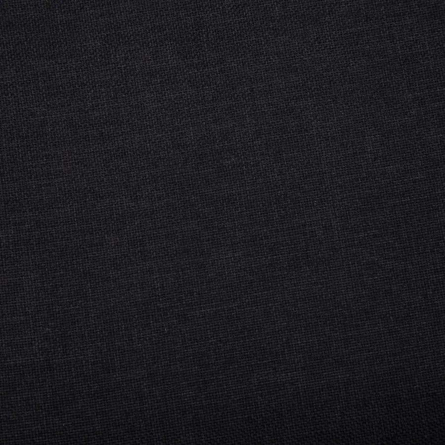 Banc avec compartiment de rangement 116 cm Noir Polyester - 7