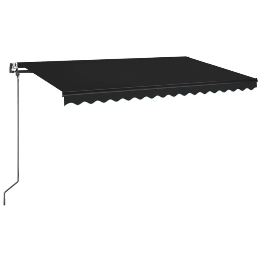 Auvent rétractable automatique 450x350 cm Anthracite - 2