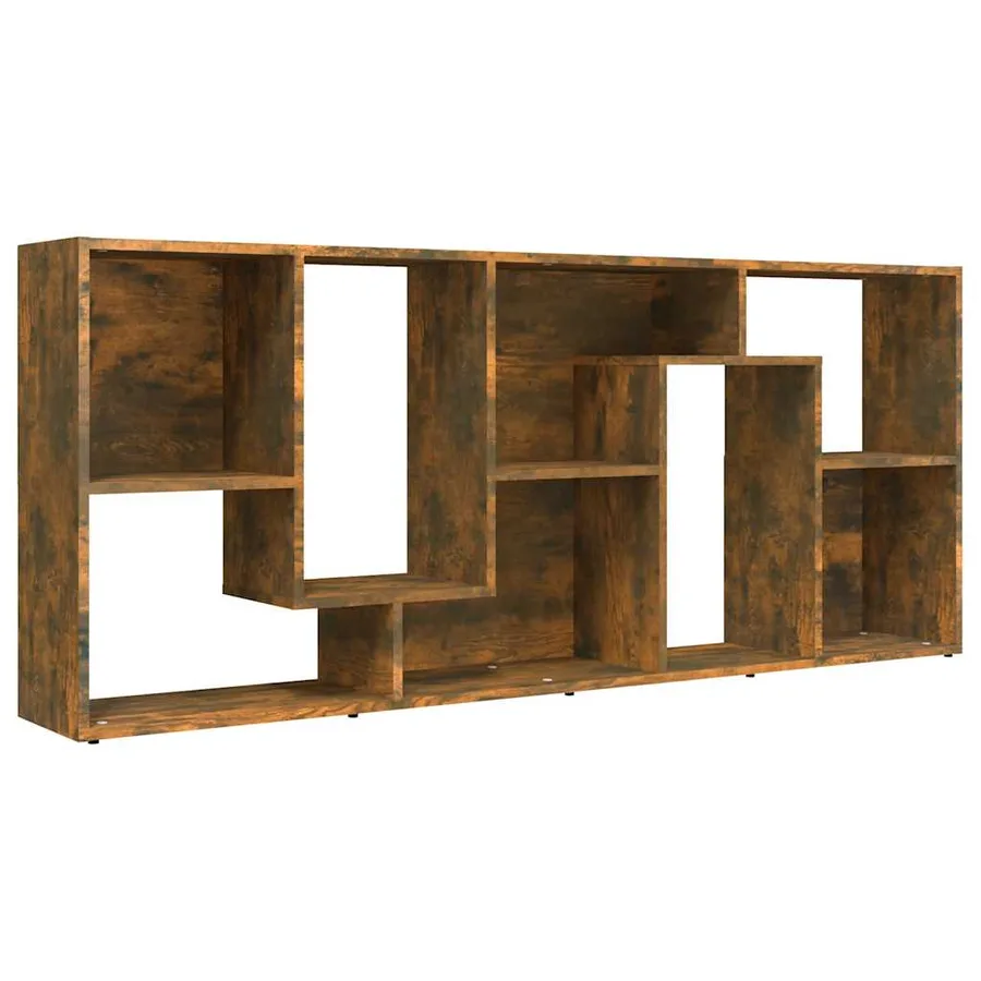 Bibliothèque Chêne fumé 67x24x161 cm Bois d'ingénierie - 5