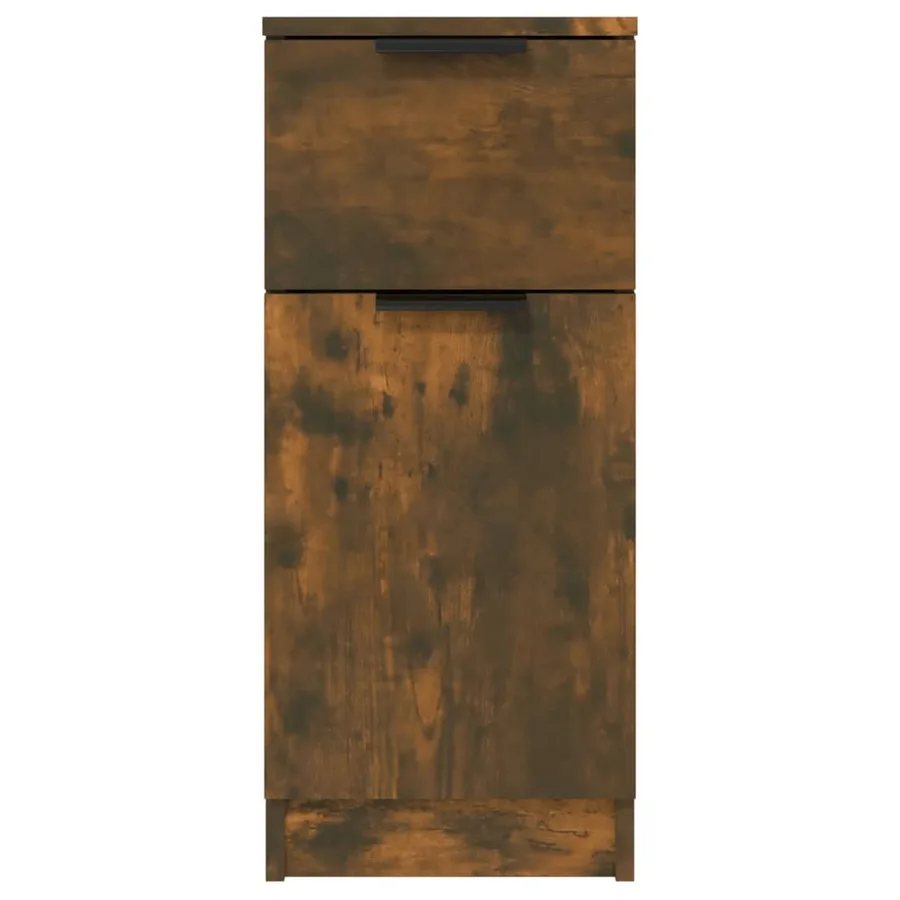 Buffets 2 pcs Chêne fumé 30x30x70 cm Bois d'ingénierie - 5
