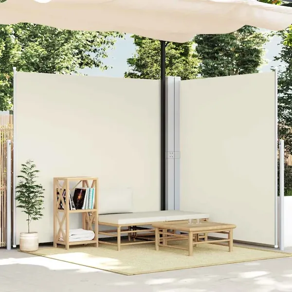 Auvent latéral rétractable Crème 200x600 cm