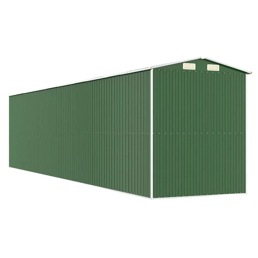 Abri de jardin Vert 192x855x223 cm Métal galvanisé - 6