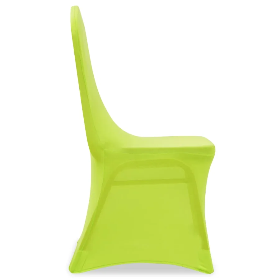 Housse de chaise extensible 4 pcs vert - 4