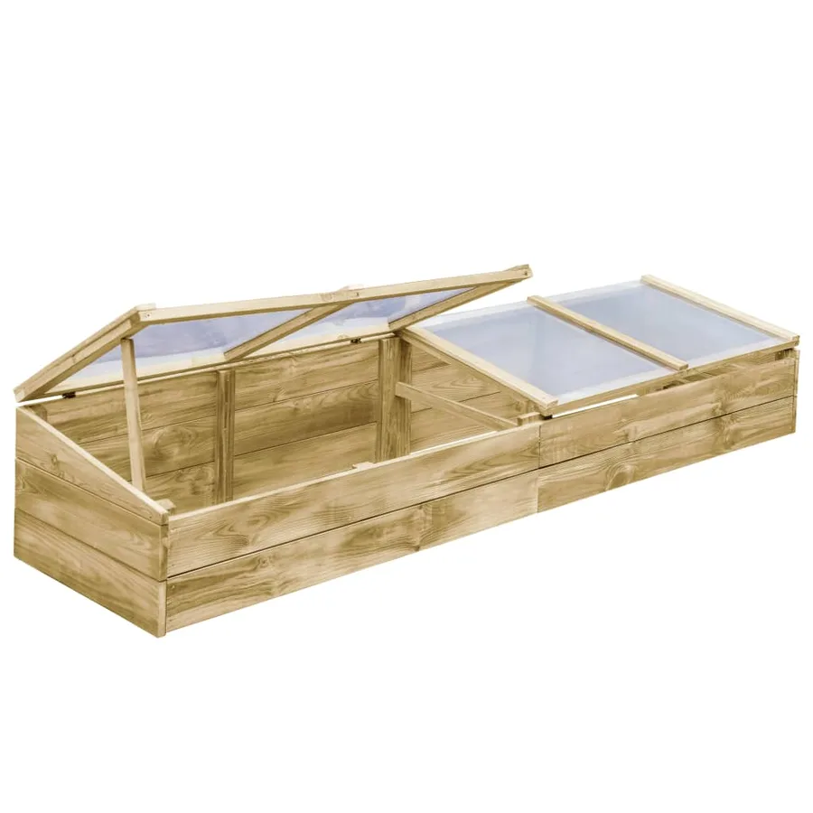 Serre Bois de pin imprégné 200x50x35 cm - 4