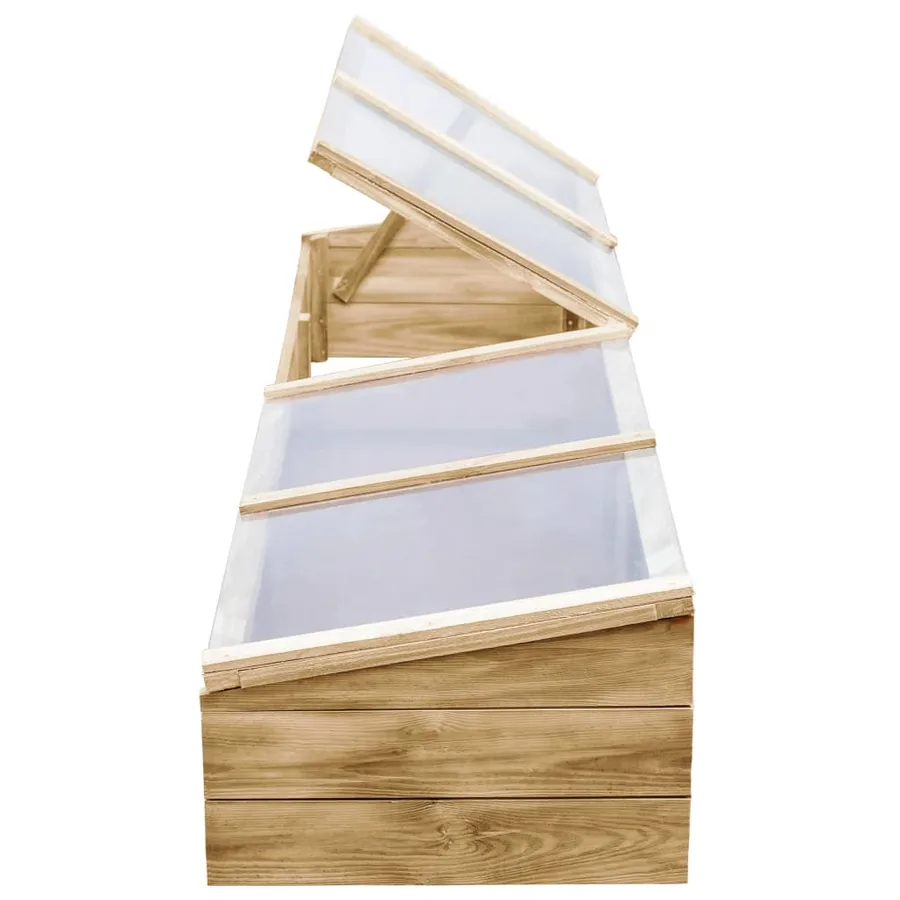 Serre Bois de pin imprégné 200x50x35 cm - 5