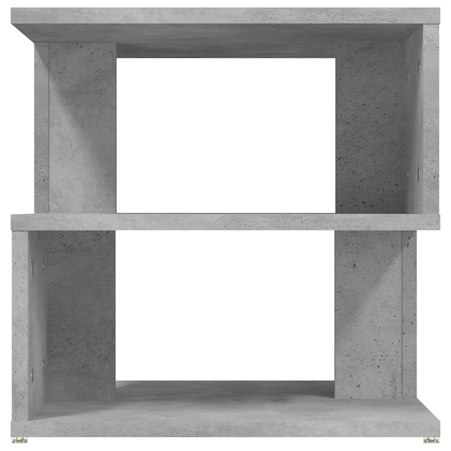 Table d'appoint Gris béton 40x40x40 cm Aggloméré - 4