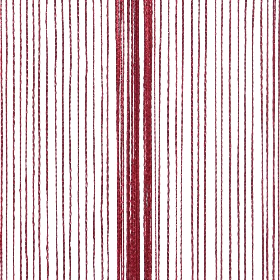 Rideau en fils 2 pcs 140 x 250 cm Bordeaux - 8