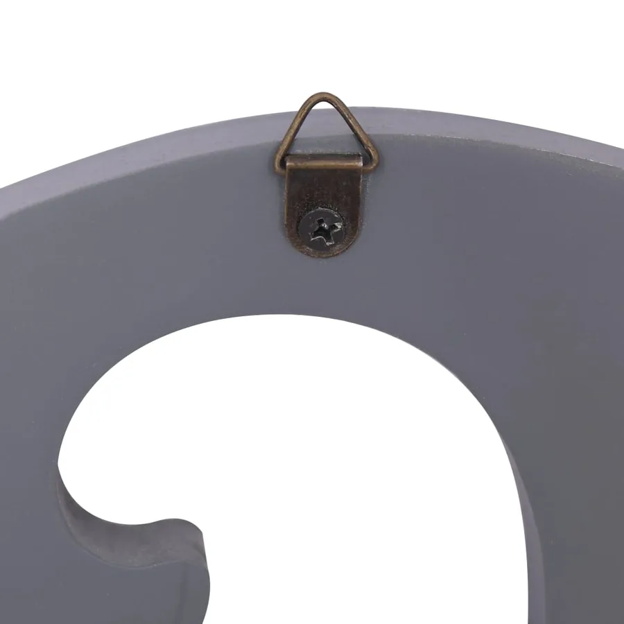 Porte-manteau mural FAMILY Gris 74x29,5 cm - 5