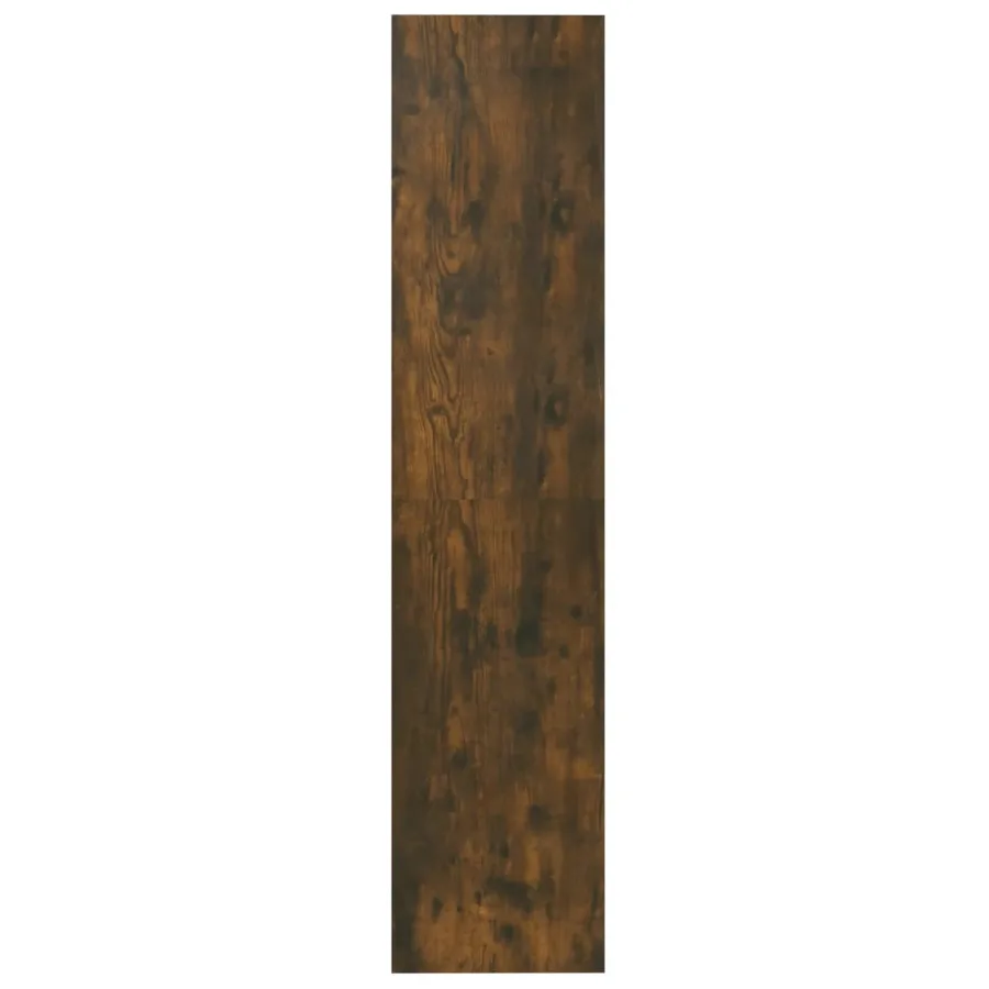 Bibliothèque/Cloison Chêne fumé 60x30x135 cm Bois d'ingénierie - 5